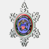 Ornement Flocon De Neige Corps de commandement de la PHSCC (Vue impression)