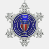 Ornement Flocon De Neige Corps du général adjoint AG (Devant)