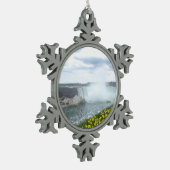 Ornement Flocon De Neige Côté de Canadien de chutes du Niagara (Gauche)