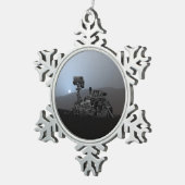 Ornement Flocon De Neige Coucher de soleil sur Mars Curiosity (Vue impression)