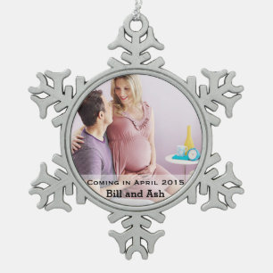 Ornement Flocon De Neige Couple attendu