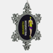 Ornement Flocon De Neige Course (Gauche)