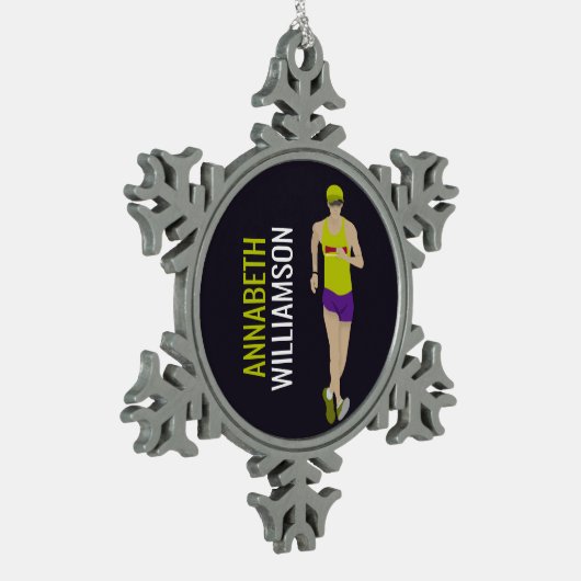 Ornement Flocon De Neige Course (Gauche)