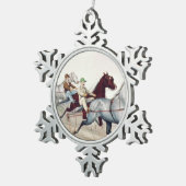 Ornement Flocon De Neige Course d'attelages SUPÉRIEURE (Vue impression)