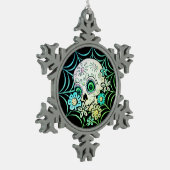 Ornement Flocon De Neige Crâne Sucre (Gauche)