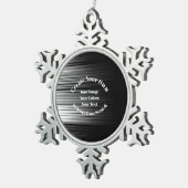 Ornement Flocon De Neige Créez votre propre (Vue impression)