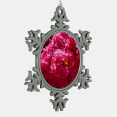 Ornement Flocon De Neige Crepe Myrtle Tree Magenta Floral (Gauche)
