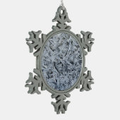 Ornement Flocon De Neige Cristaux de givre de glace Texture (Gauche)