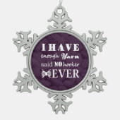 Ornement Flocon De Neige Crochet - Fer Hoarder Artisanat (Devant)