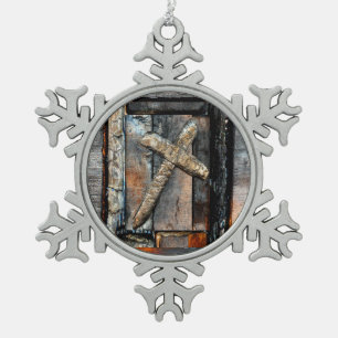 Ornement Flocon De Neige Croix de force