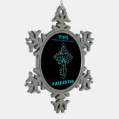 Ornement Flocon De Neige Cross/Awareness...POTS (Gauche)