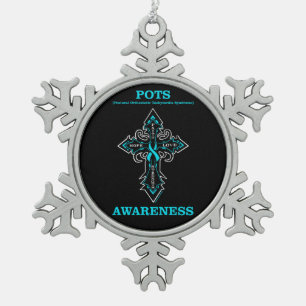 Ornement Flocon De Neige Cross/Awareness...POTS