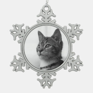 Ornement Flocon De Neige Cute chat
