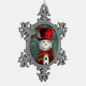 Ornement Flocon De Neige Cute Snowman (Gauche)