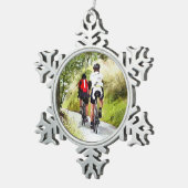 ORNEMENT FLOCON DE NEIGE CYCLISME (Vue impression)