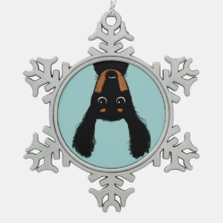 Ornement Flocon De Neige Dachshund drôle de Noël Humoristique Chien Fête