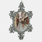 Ornement Flocon De Neige Dame à Tallinn Estonie (Gauche)