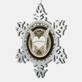 Ornement Flocon De Neige Dans la mémoire affectueuse (Vue impression)