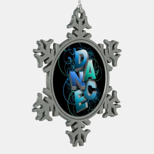 Ornement Flocon De Neige Danse 3D (printemps) (Gauche)