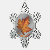 Ornement Flocon De Neige Décorations de souvenirs d'Ornement Canada (Vue impression)