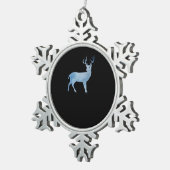 Ornement Flocon De Neige Deer Modern Artistic Design (Vue impression)