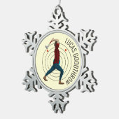 Ornement Flocon De Neige Défilement Ax (Vue impression)