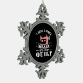 Ornement Flocon De Neige Dégustation De Couchettes Dons (Gauche)