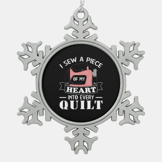 Ornement Flocon De Neige Dégustation De Couchettes Dons (Devant)