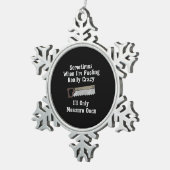 Ornement Flocon De Neige Déguster un cadeau de menuisier (Vue impression)