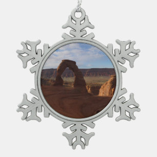 Ornement Flocon De Neige Delicate Arch II au Parc national des Arches
