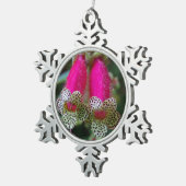 Ornement Flocon De Neige Design de fleurs léopard (Vue impression)