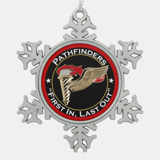 Ornement Flocon De Neige Devise d'orienteur (Devant)