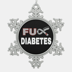 Ornement Flocon De Neige Diabète FU