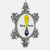 Ornement Flocon De Neige Diagramme Éclipse solaire (Gauche)