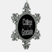 Ornement Flocon De Neige Diplômé du Collège Extraordinaire (Gauche)
