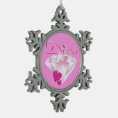 Ornement Flocon De Neige Diva (Gauche)