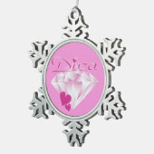 Ornement Flocon De Neige Diva (Vue impression)