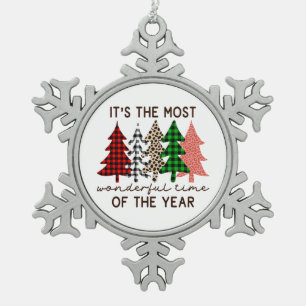Ornement Flocon De Neige Don De Noël Le Moment Le Plus Merveilleux De L'Ann