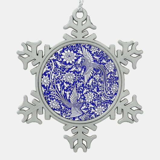 Ornement Flocon De Neige Double conception antique chinoise de Phoenix (Devant)