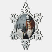 Ornement Flocon De Neige Dragonfly clé hivernal gothique steampunk victorie (Vue impression)