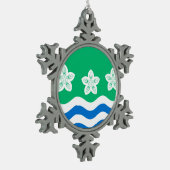 Ornement Flocon De Neige Drapeau de Cumberland (Gauche)