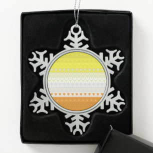 Ornement Flocon De Neige Drapeau de fierté Maverique Abstrait Funky Géométr