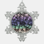 Ornement Flocon De Neige Drapeau de fierté Uingender Boho Groovy Bulles Écl (Devant)