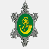 Ornement Flocon De Neige Drapeau de Huntingdonshire (Gauche)