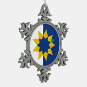 Ornement Flocon De Neige Drapeau de Topeka, Kansas (Gauche)