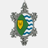 Ornement Flocon De Neige Drapeau de Vancouver (Colombie-Britannique) (Gauche)