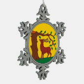 Ornement Flocon De Neige Drapeau du comté historique de Berkshire (Gauche)