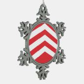 Ornement Flocon De Neige Drapeau du Glamorgan (Gauche)