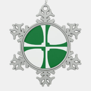 Ornement Flocon De Neige Drapeau du Kirkcudbrightshire