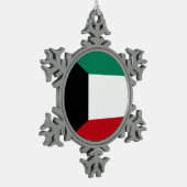 Ornement Flocon De Neige Drapeau du Kowéit (Gauche)